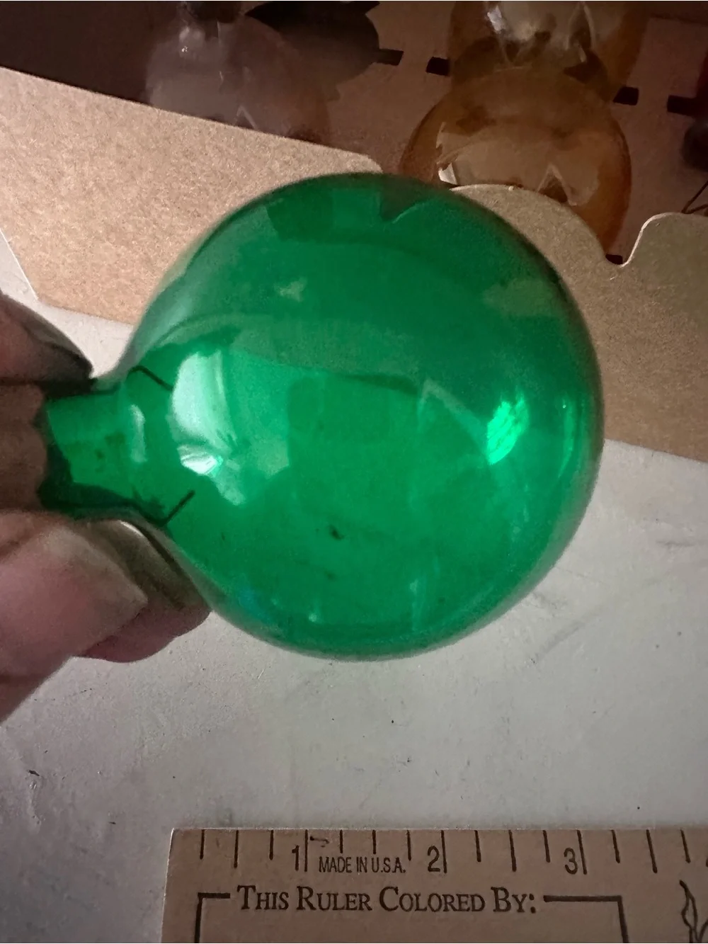 6 VINTAGE UNSILVERED CHRISTMAS ORNAMENTS